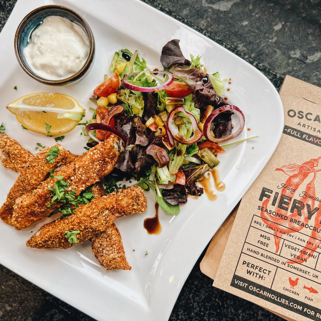 Fiery Hot Fish Goujons